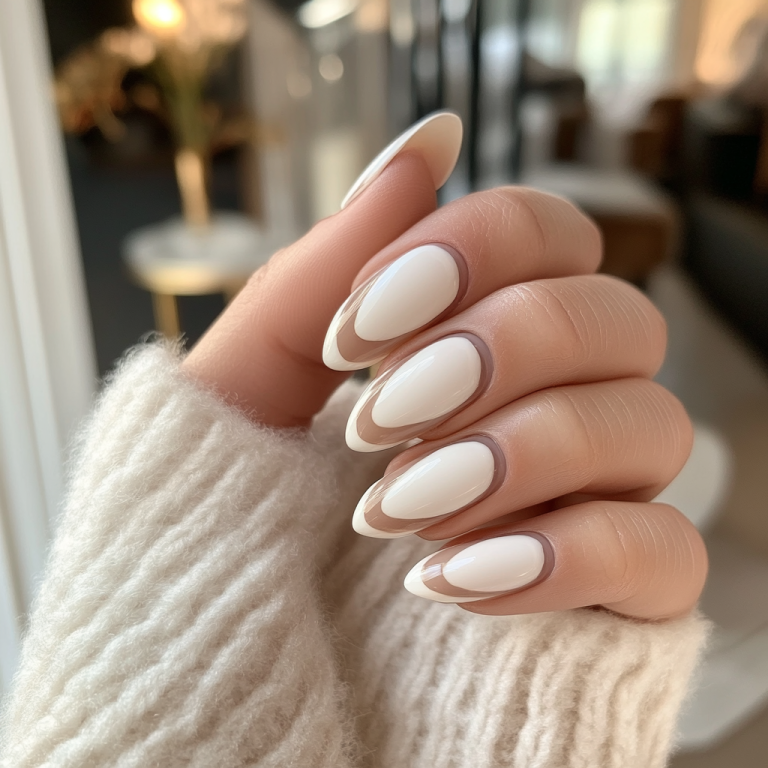 2. Classic French Manicure: Timeless Elegance