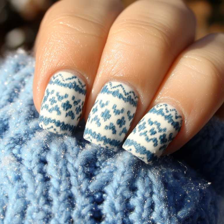 3. Frosty Fair Isle