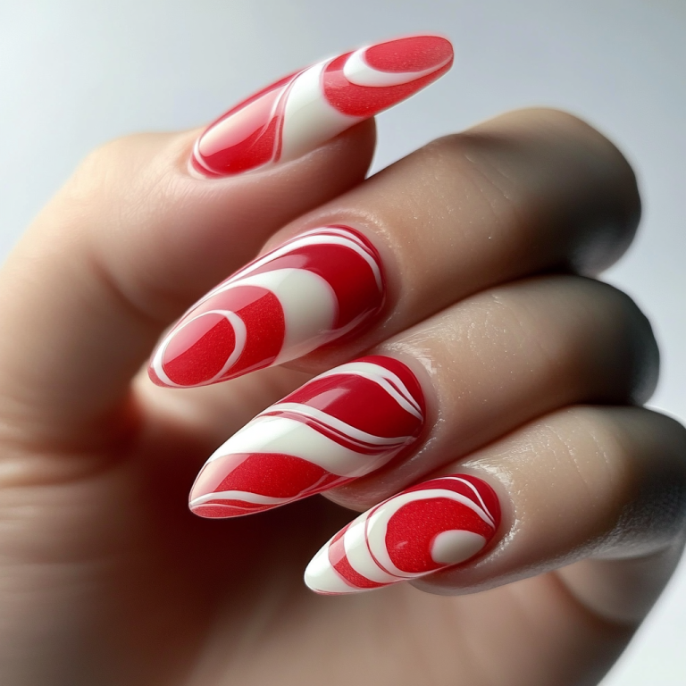 10. Playful Candy Cane Stripes