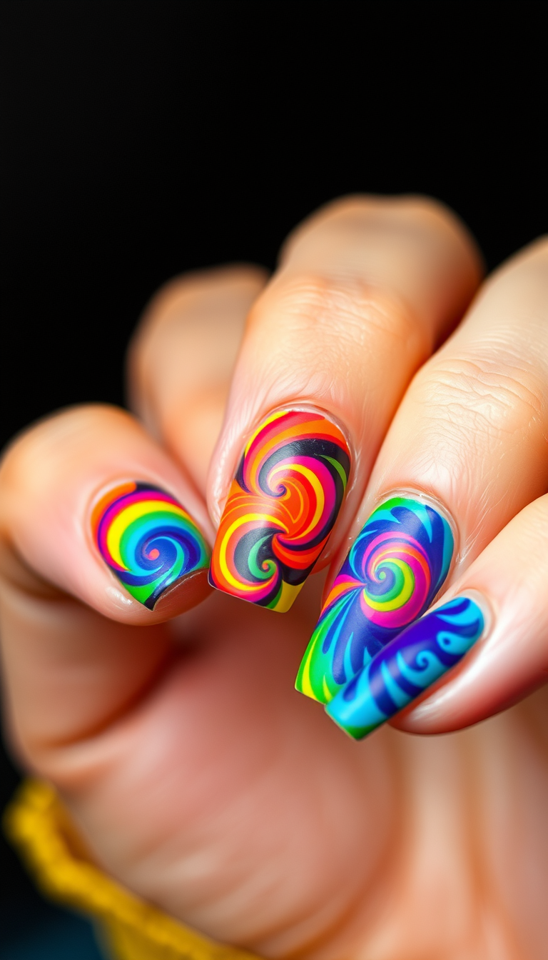 12. Retro Swirls