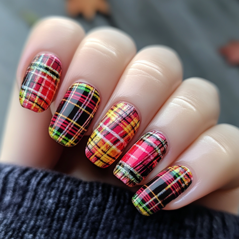 14. Vibrant Festive Plaids