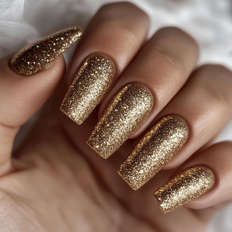 6. Warm Gold Glitter