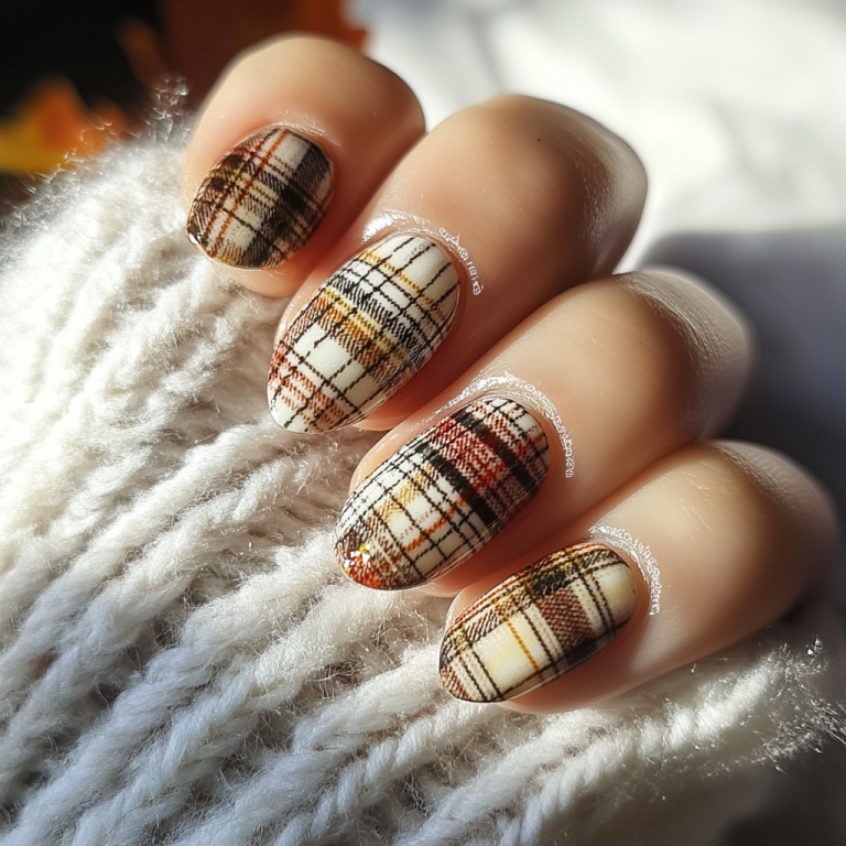 8. Cozy Plaid Accents