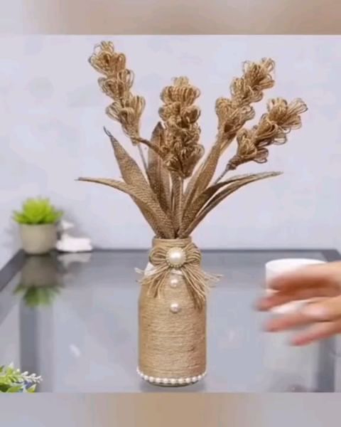 Easy Twine Vase DIY