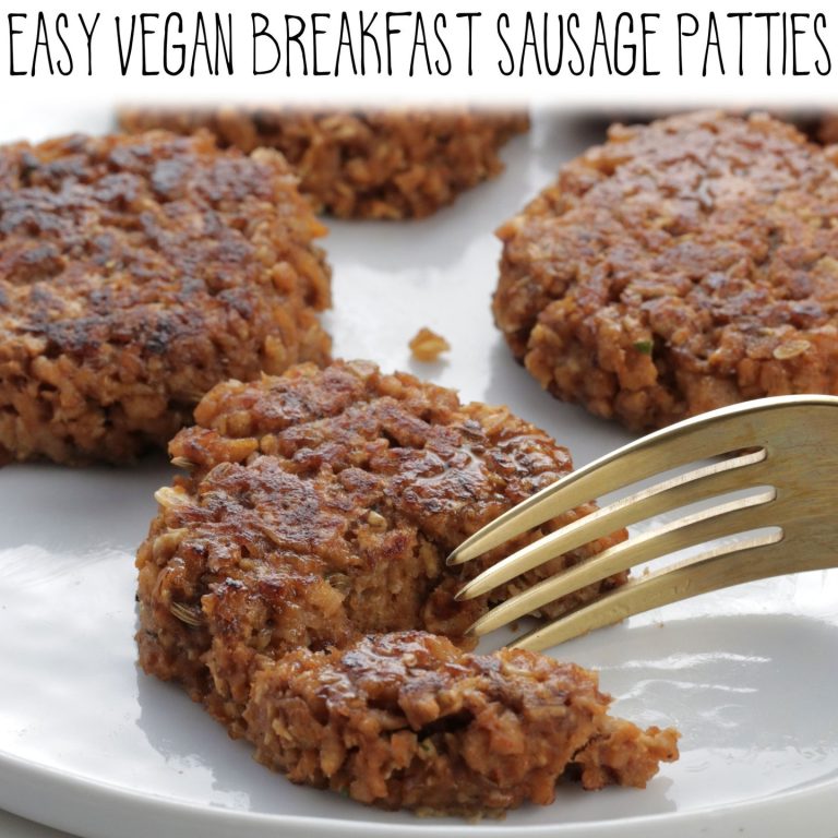 Vegan Sausage Patties for Breakfast