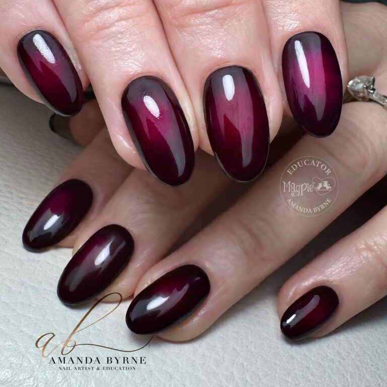 Burgundy Ombre Elegance