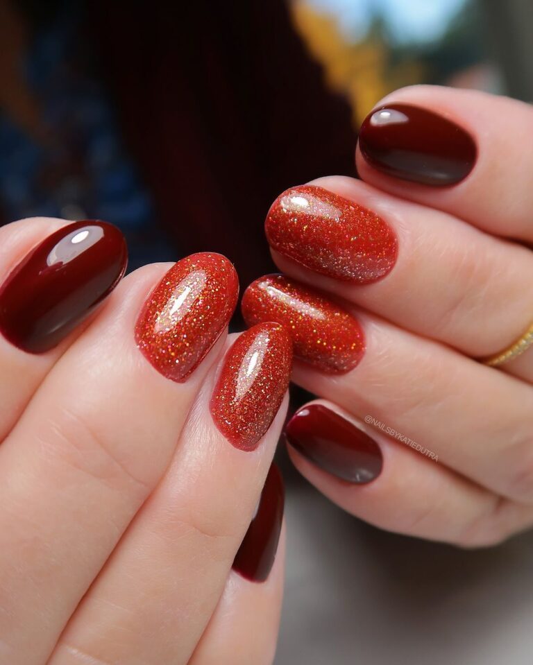 Captivating Fall Nail Elegance