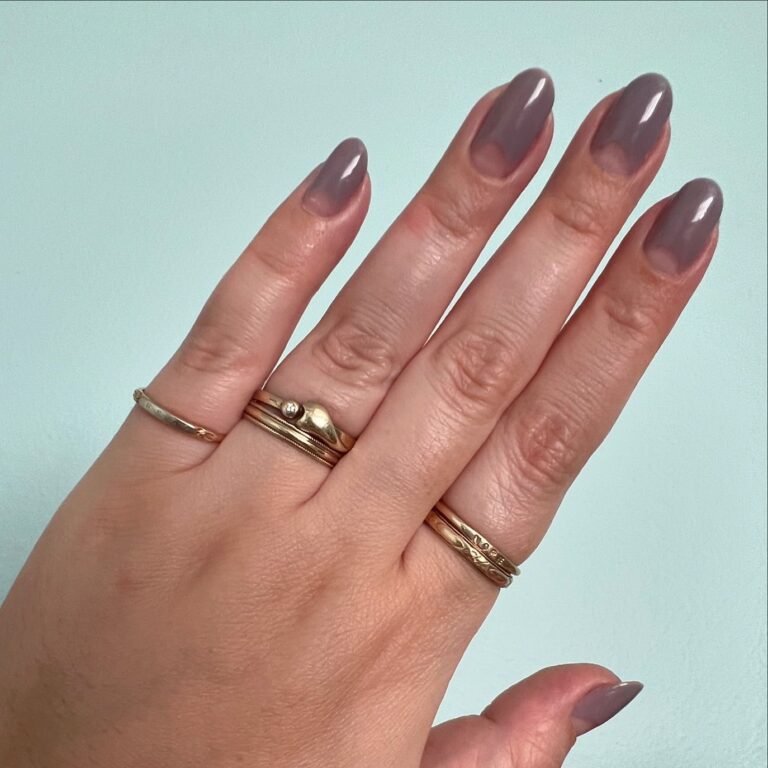 Chic Taupe Manicure for Fall