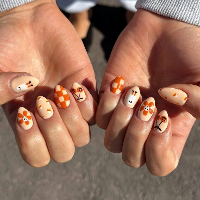 Cute Fall Gel Nail Inspirations