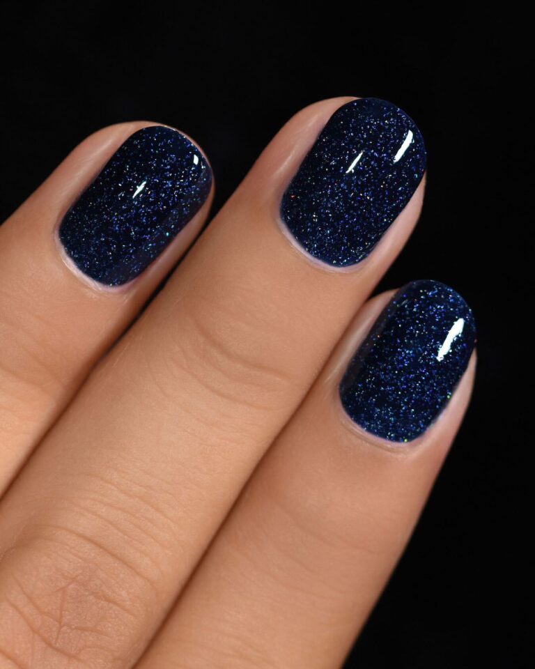 Deep Navy Sparkle