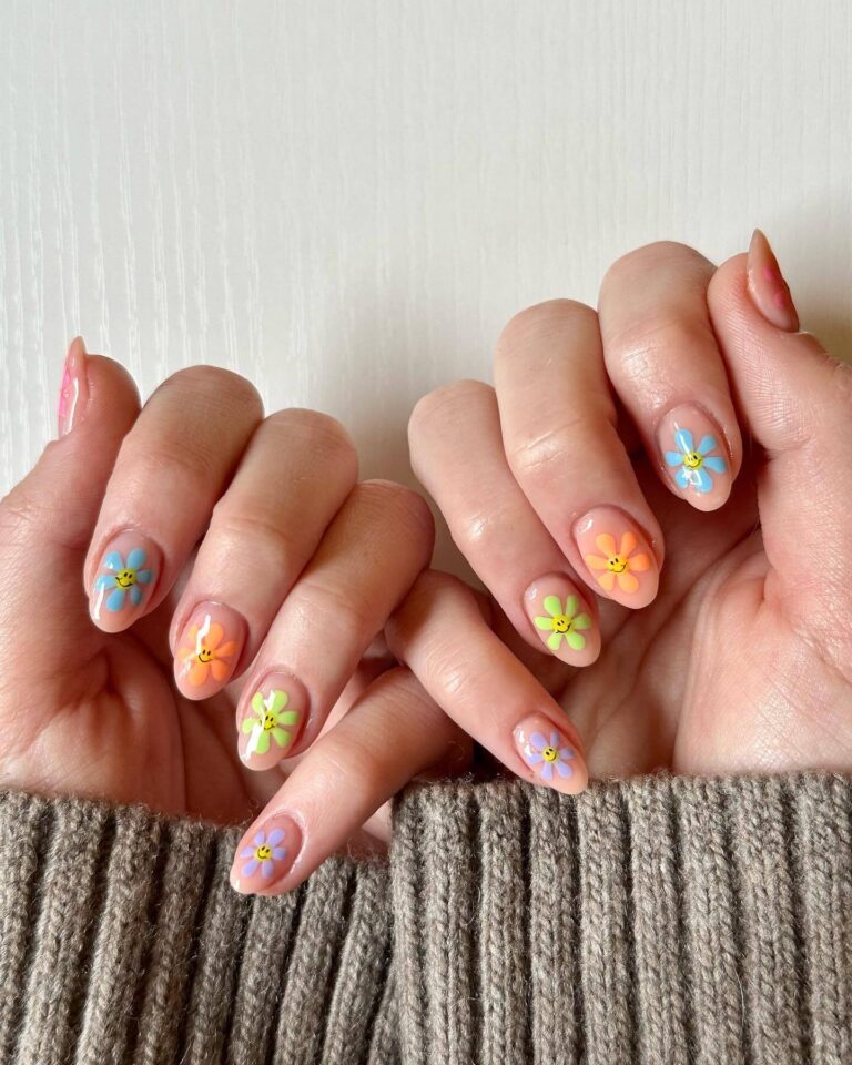 Flower Power Nails