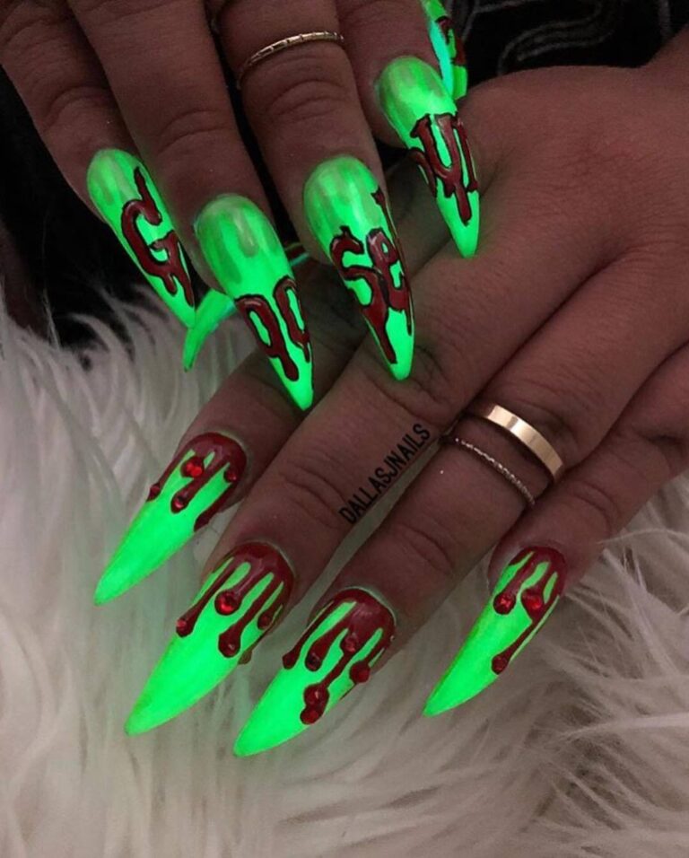 Glow and Show with Neon Money Nails