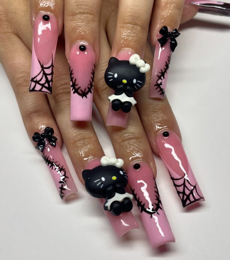 Halloween Glam Meets Cute Cats