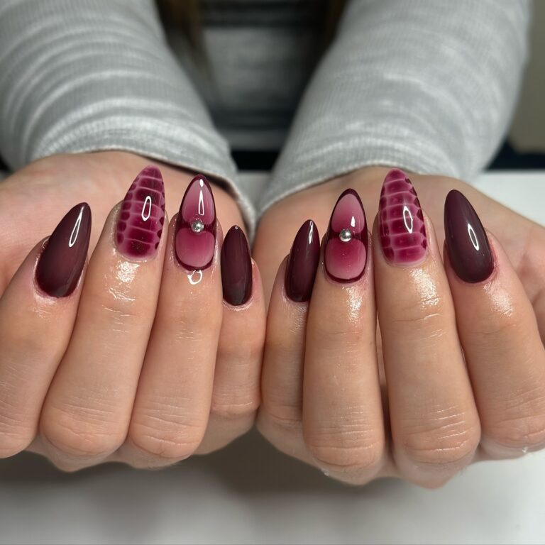 Rich Maroon Elegance