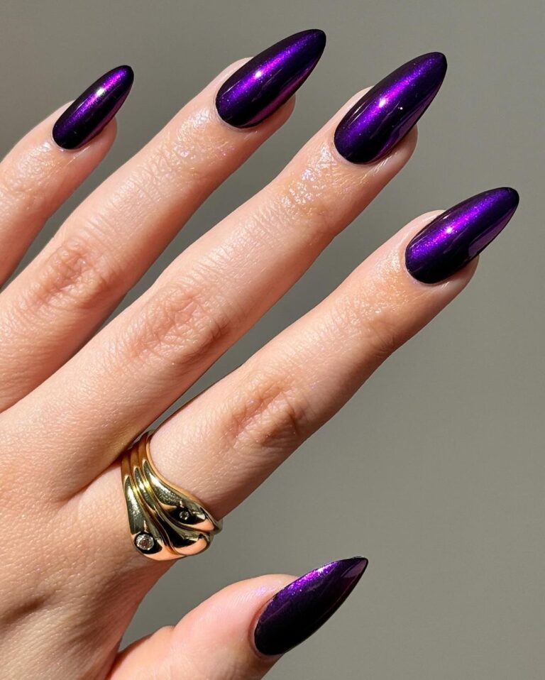 Shimmering Purple Elegance