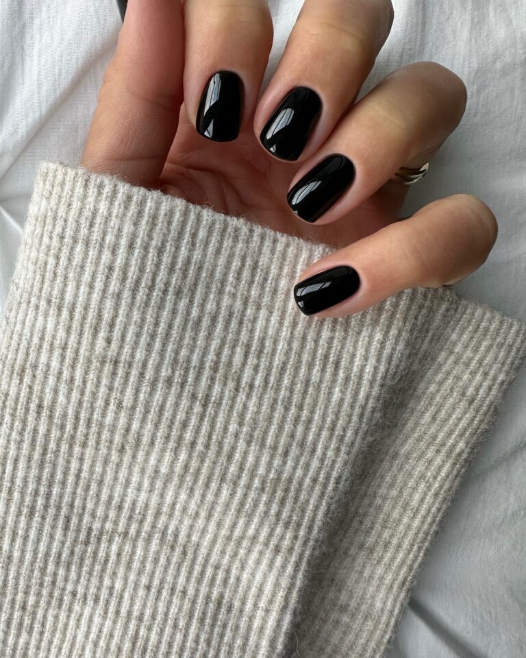 Sleek Black Polish