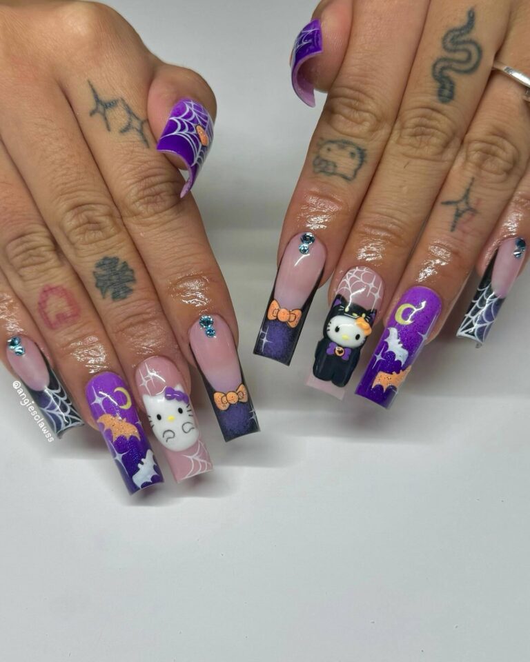 Spooky Chic Fall Nails