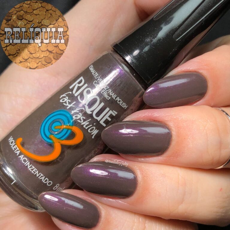 Stylish Violet Fall Nails