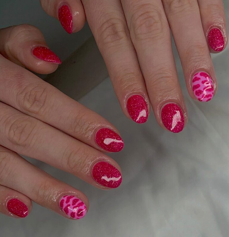 Trendy Pink Nails