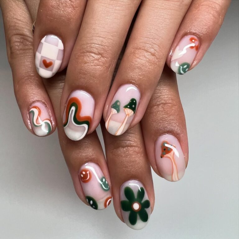 Unique Fall Nail Art