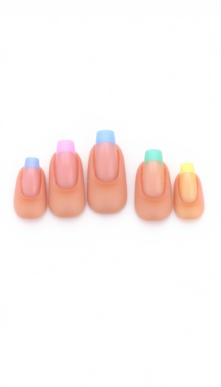 10. Pastel Perfection French Manicure