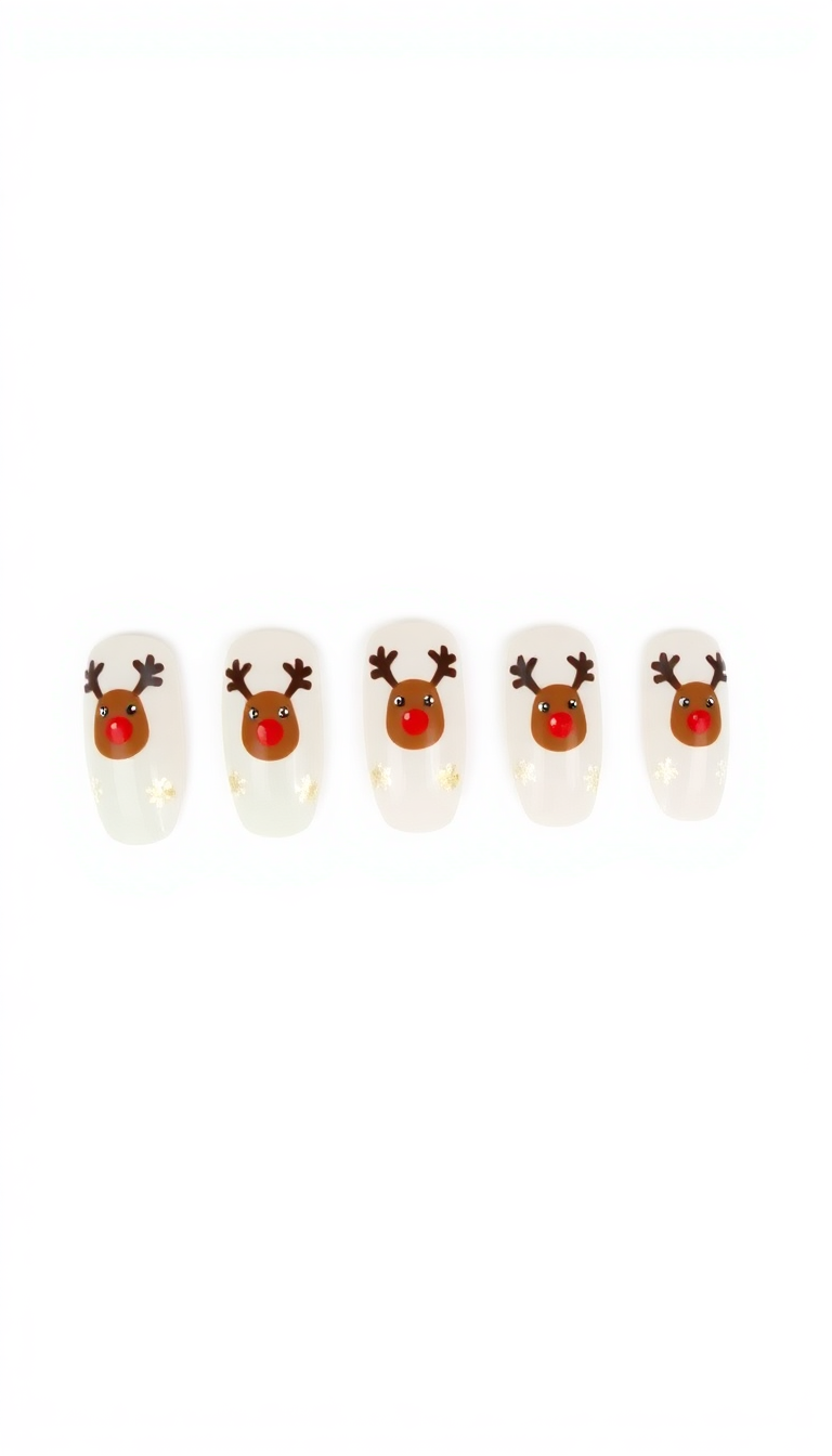 11. Cheery Rudolph Reindeer