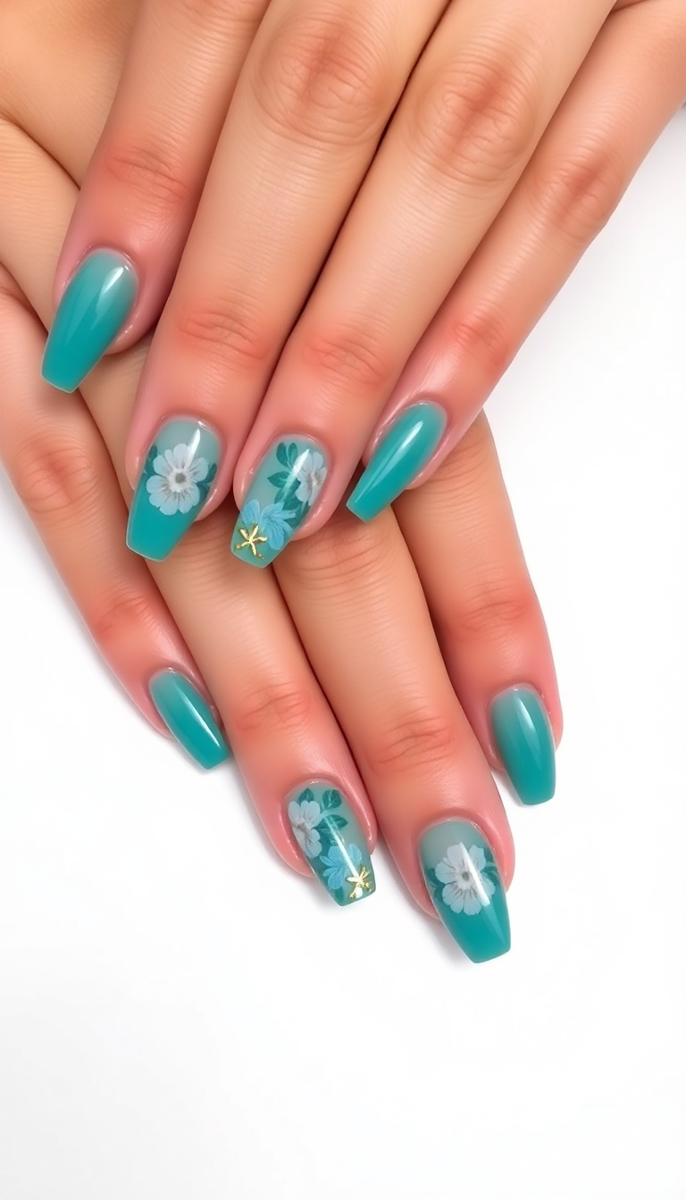 11. Tropical Teal Temptation