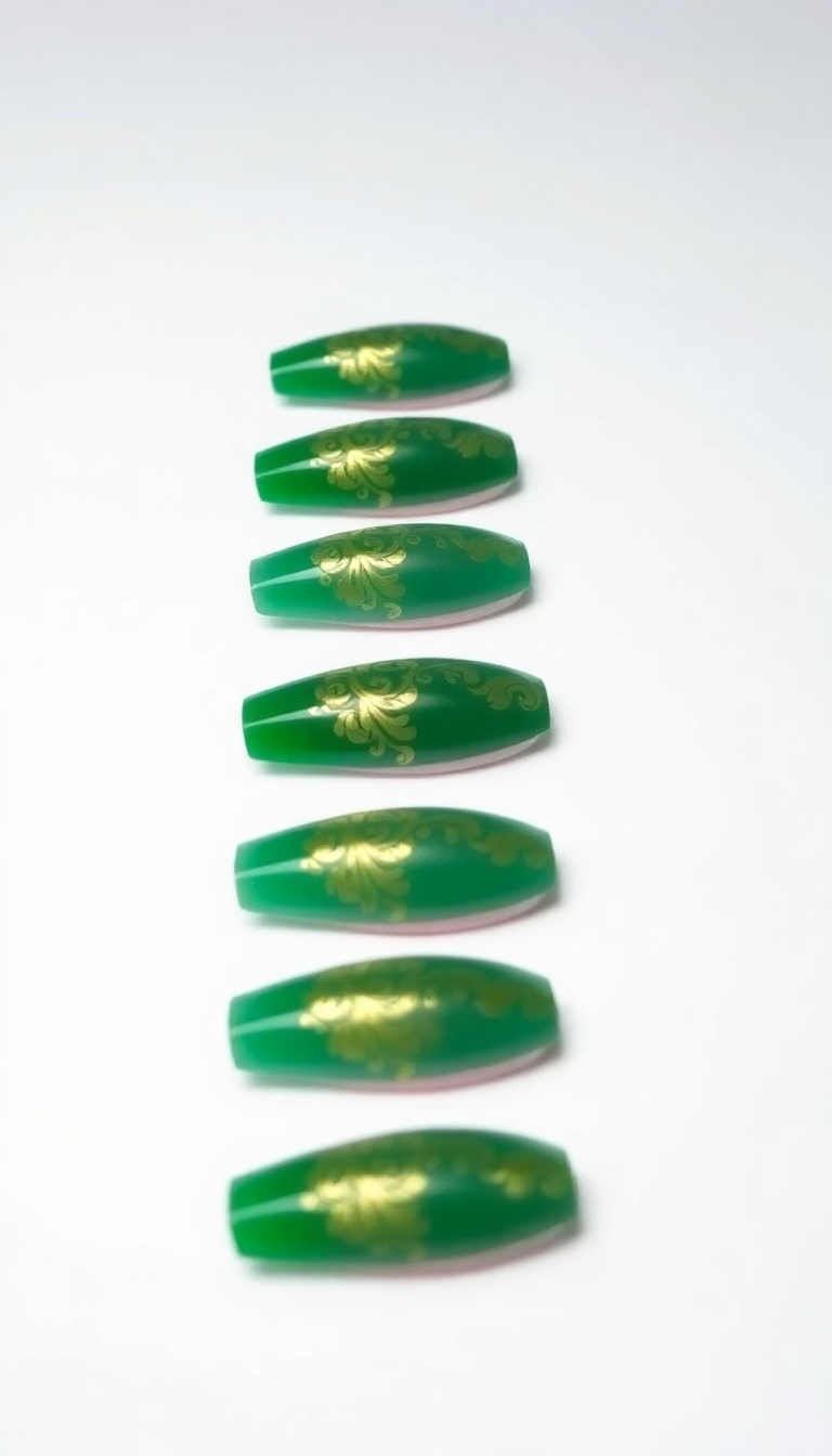 12. Bold Emerald Impressions