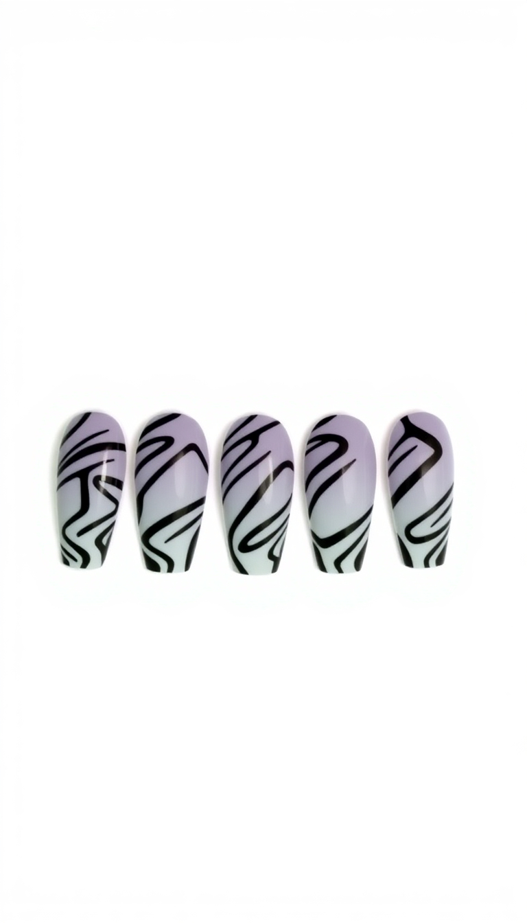 12. Zebra Ombre Effect