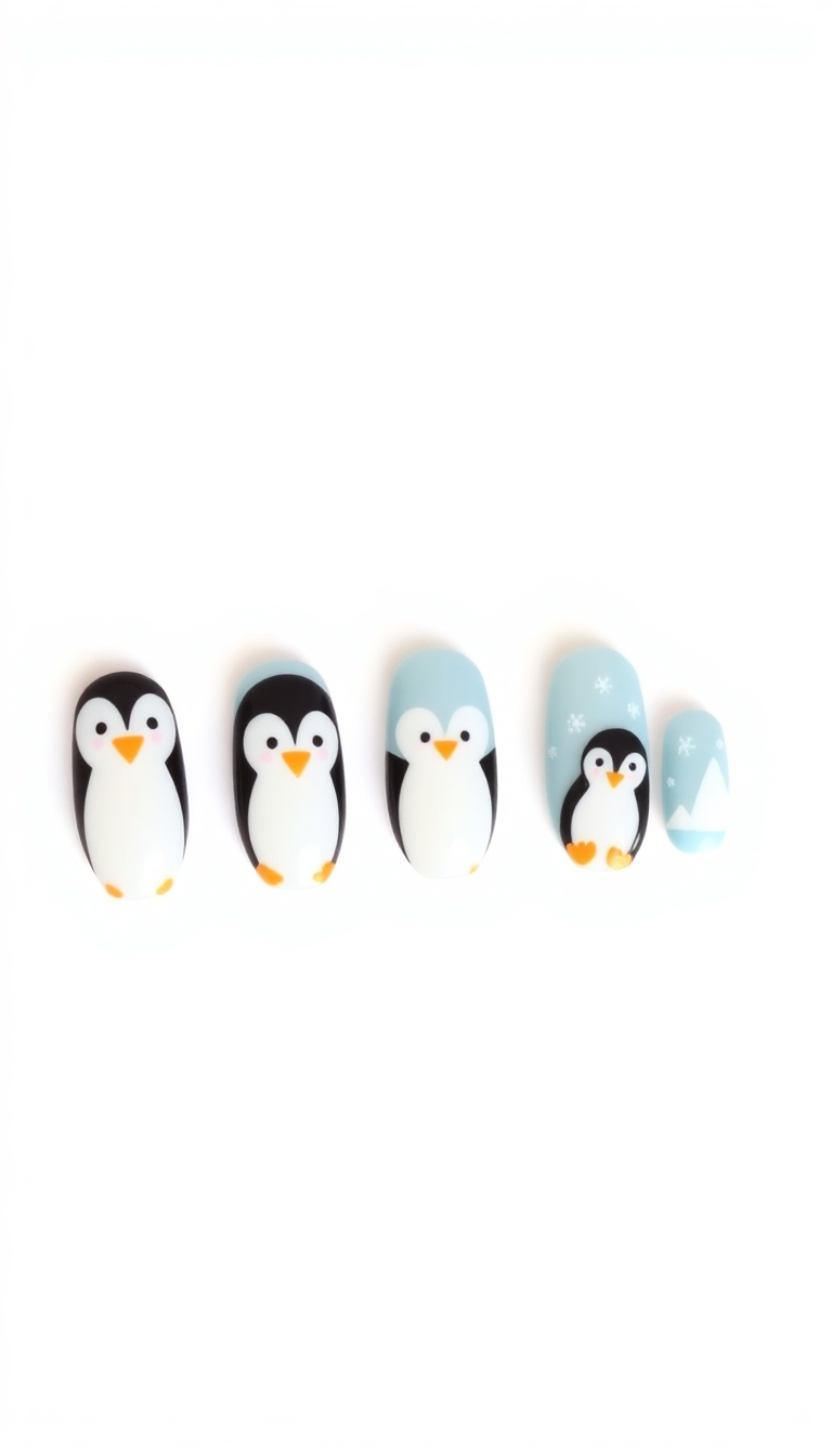 13. Cute Penguin Details