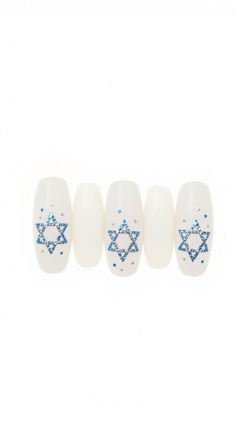 13. Twinkling Hanukkah Dreidels