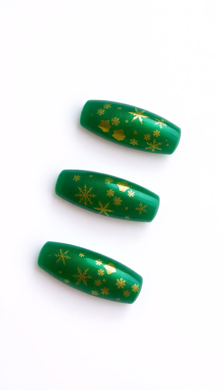 14. Festive Emerald and Gold