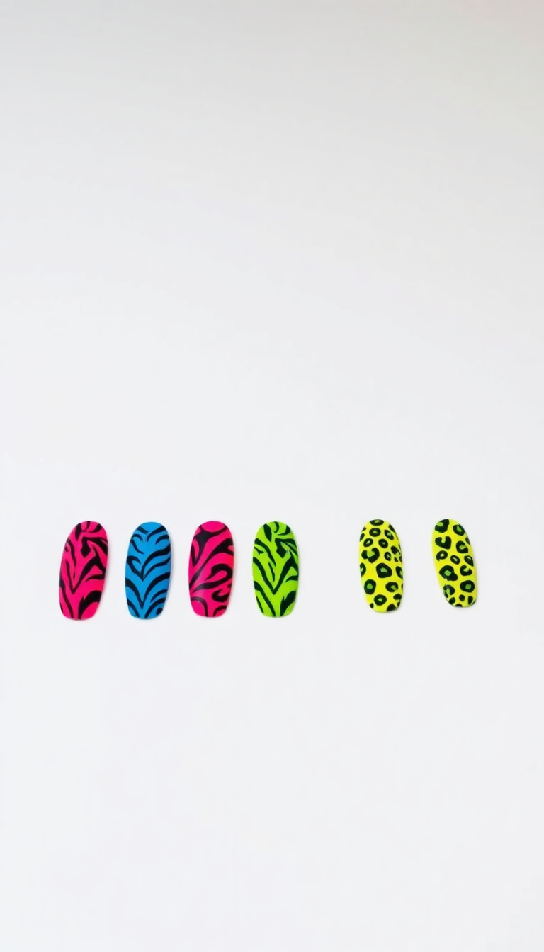 14. Neon Animal Print