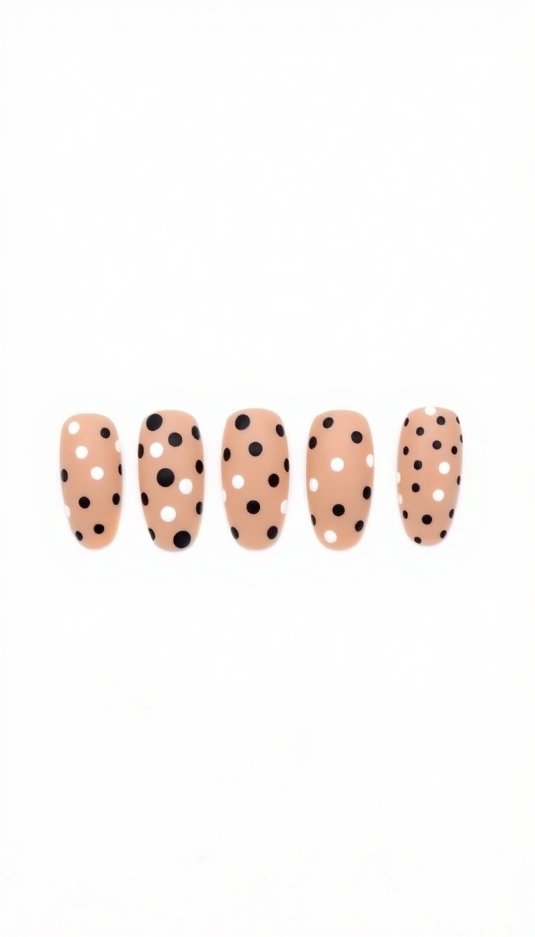 14. Polka Dots and Nude