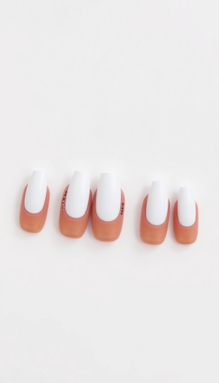 15. Trendy White Matte Finish