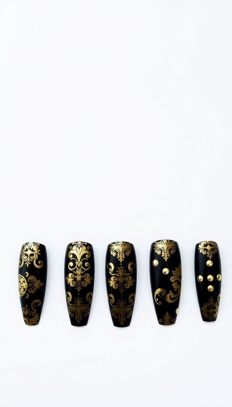 19. Black and Gold Opulence