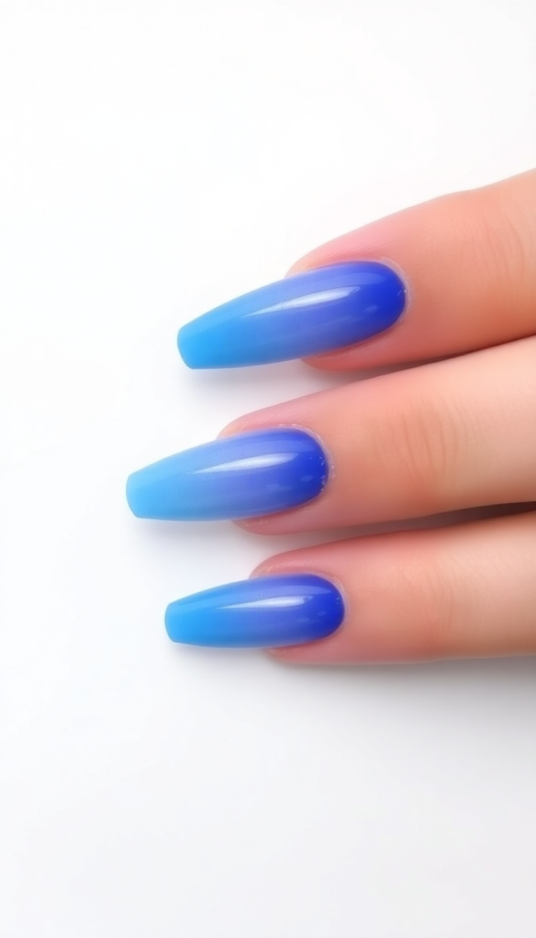 2. Frosted Blue Ombre