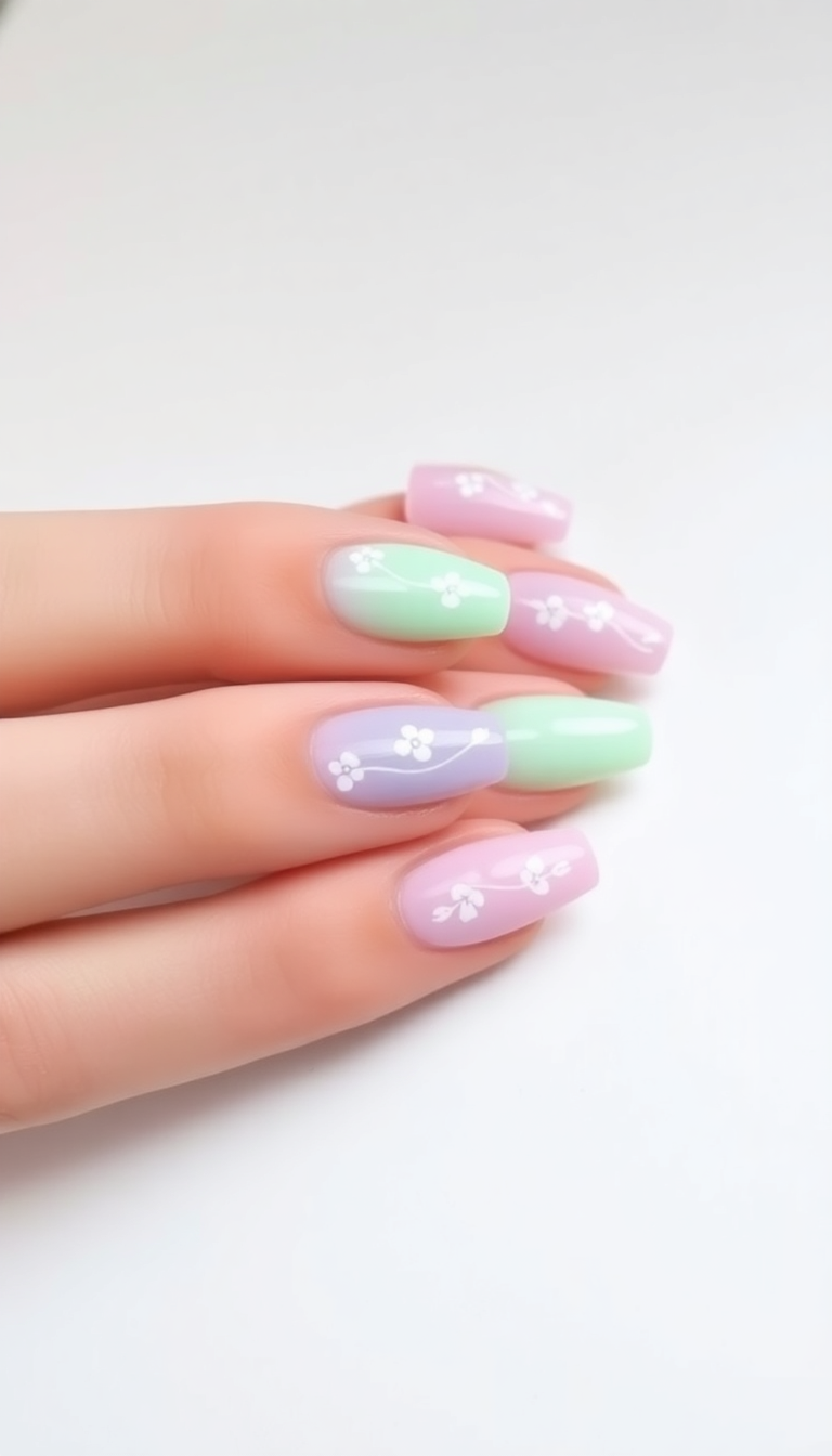 2. Pastel Spring Trio