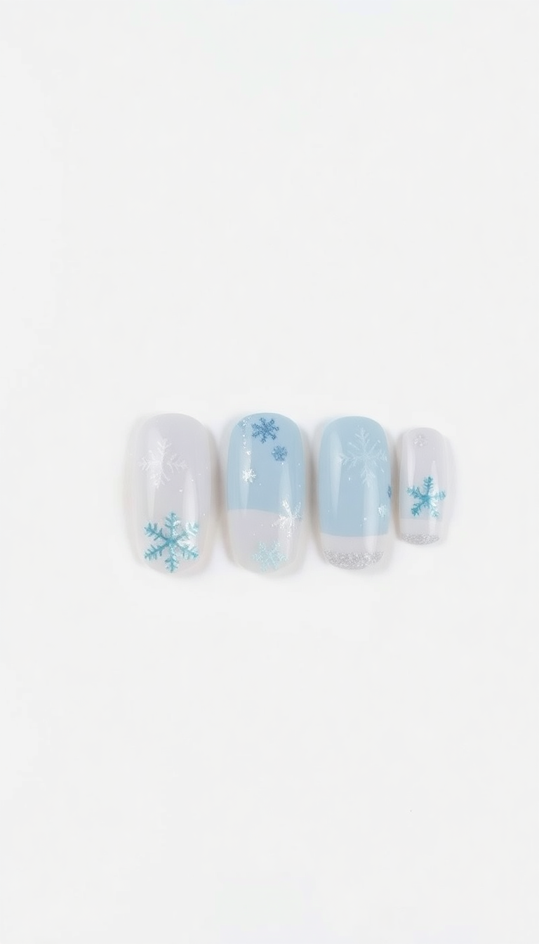 20. Winter Wonderland Inspired Nails