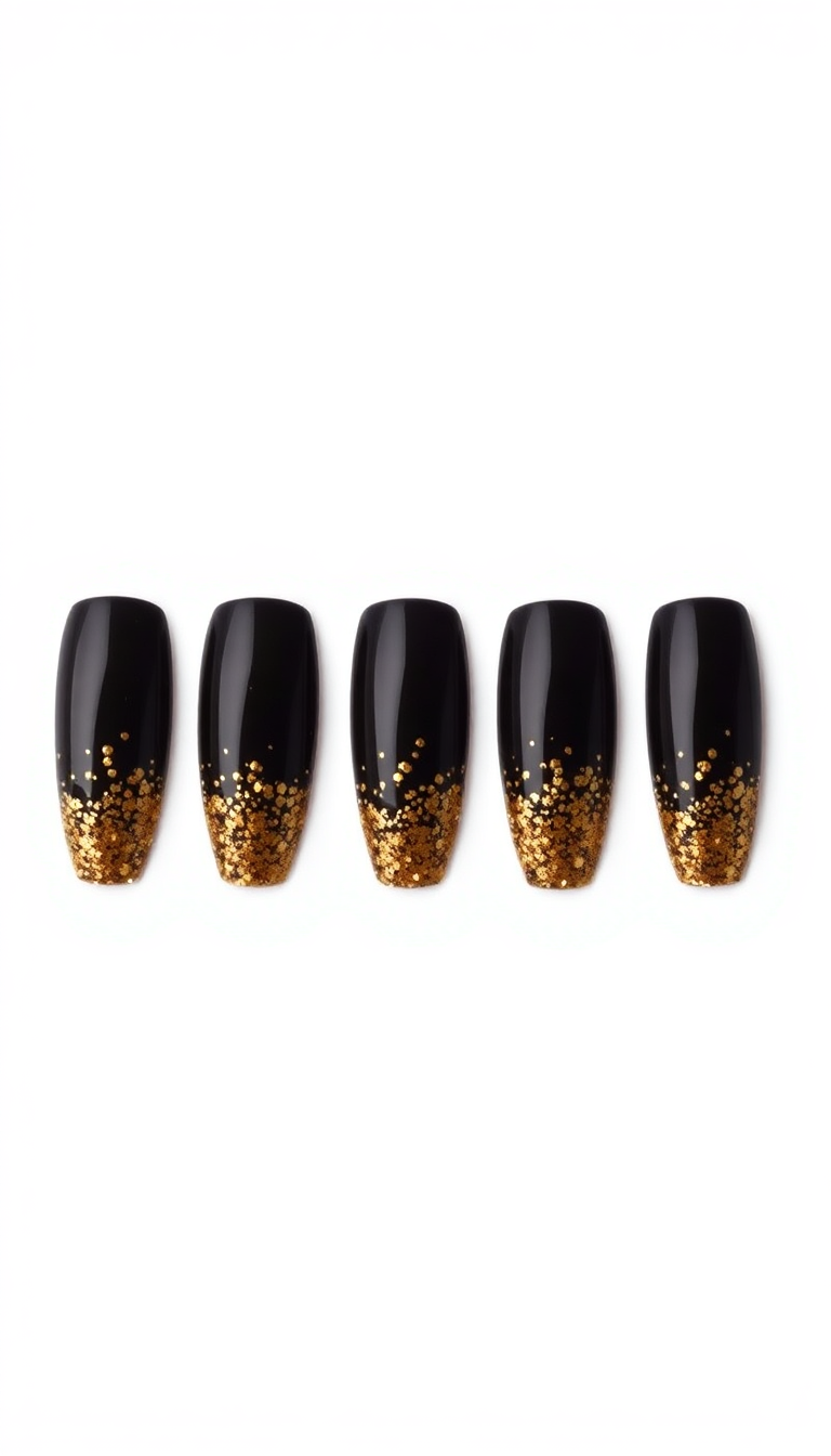 3. Glittering Gold Accents