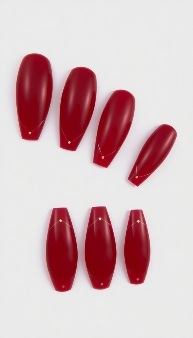 4. Deep Red Elegance