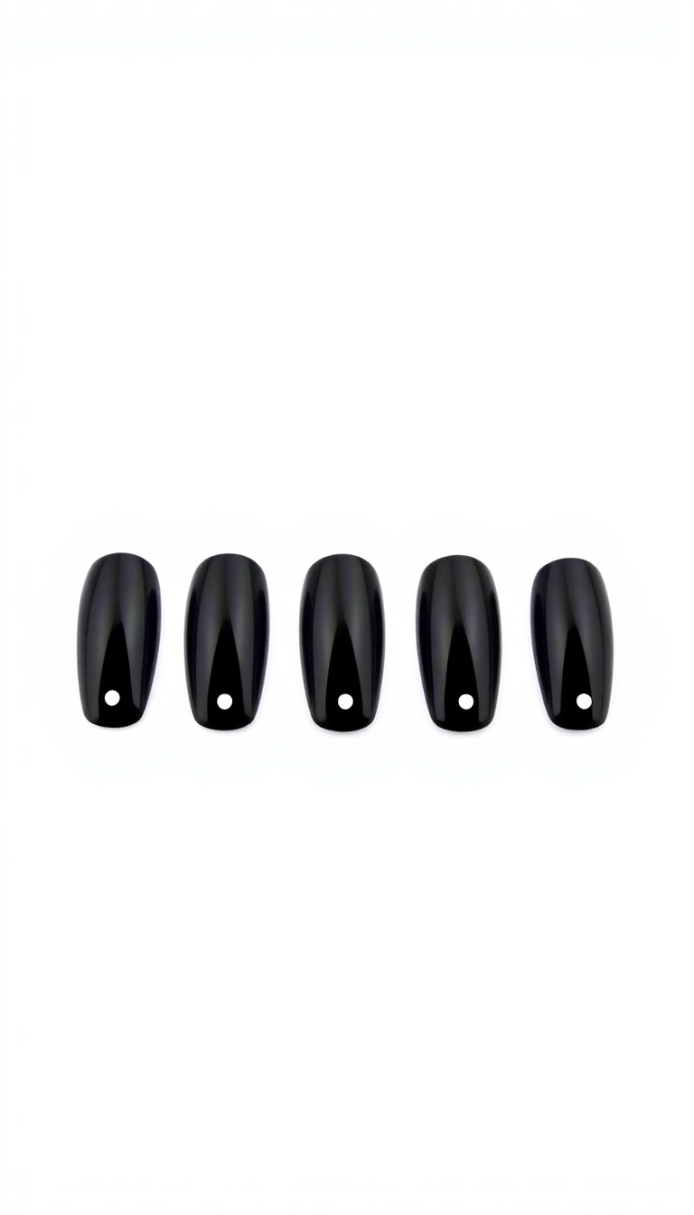 4. Minimalist Black French Dots