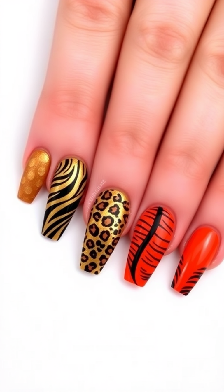 5. Bold Animal Print Fusion