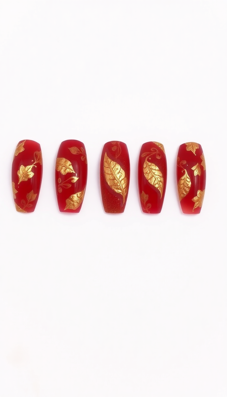 5. Red and Gold Glamour