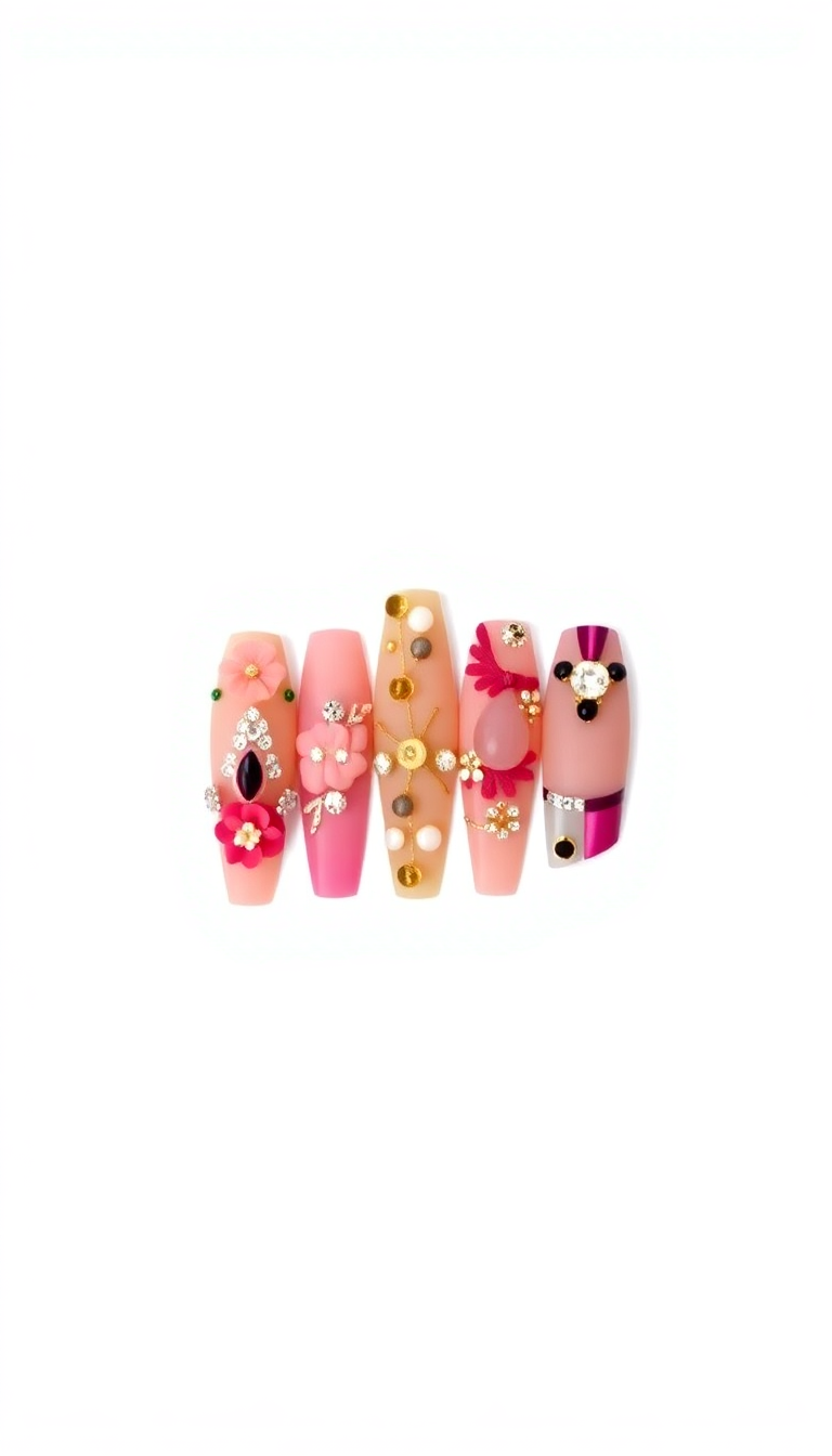 5. Statement 3D Nail Art