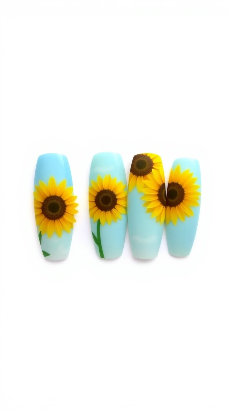 6. Bold Sunflowers for a Summer Vibe