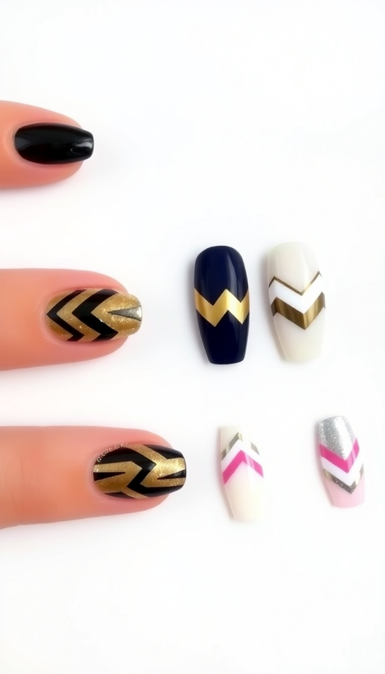 6. Chic Chevron Patterns