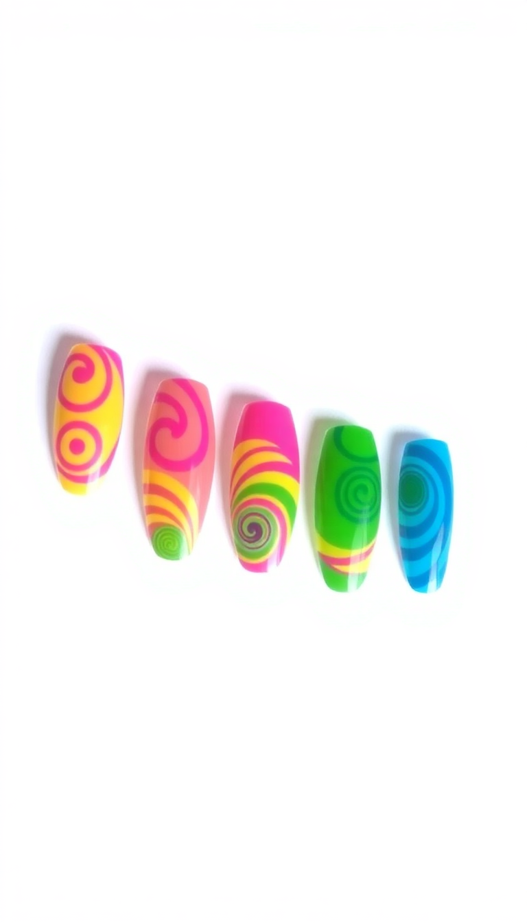 6. Groovy Swirls