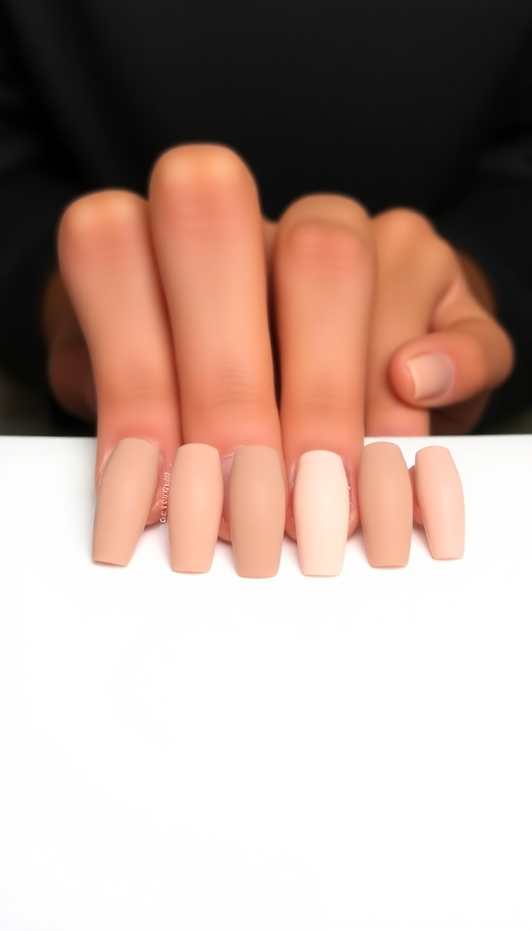 6. Matte Finishes in Nude