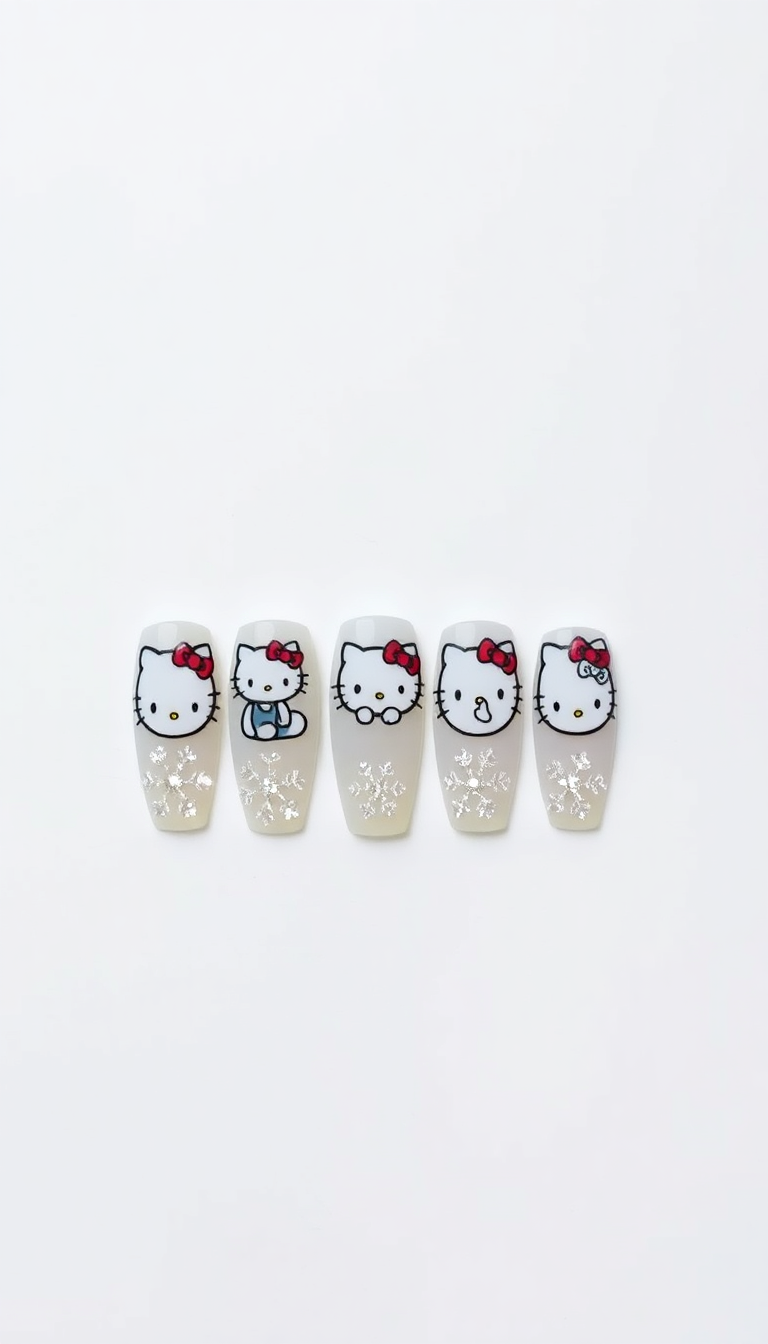 7. Hello Kitty and Crystal Ice Patterns